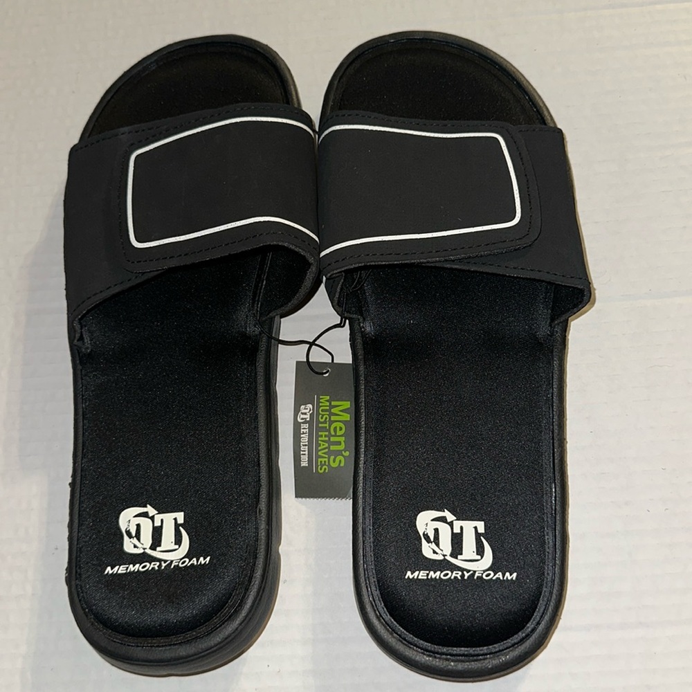OT Revolution Memory Foam Slides/Sandals Size Large 11/12